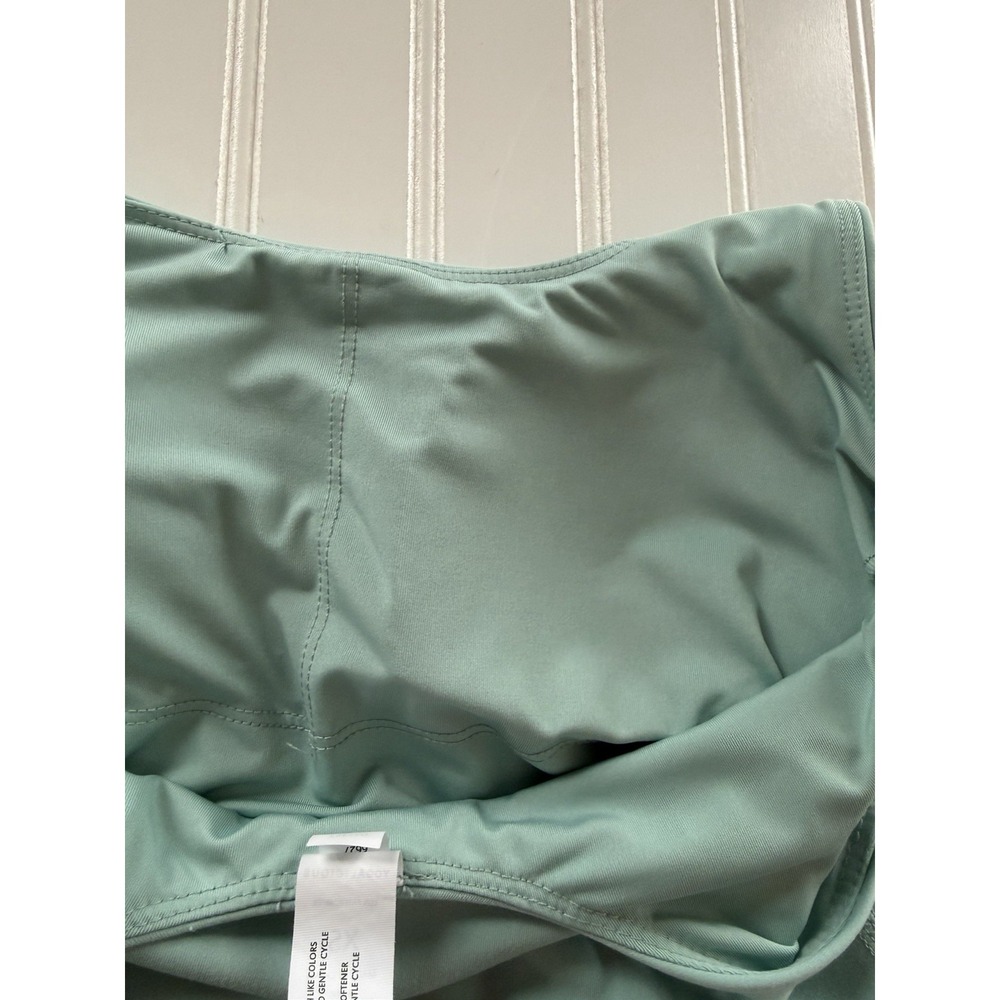 Yogalicious Hybrid Skort Romper Women's‎ XS Teal Blue Padded Bra Pockets - Picture 8 of 9